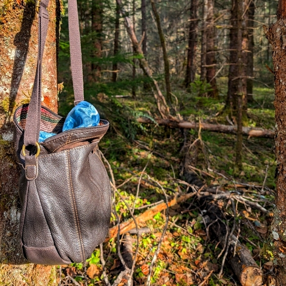 The Sak Deena Mini Crossbody Brown Leather Womens Bag - Picture 3 of 9
